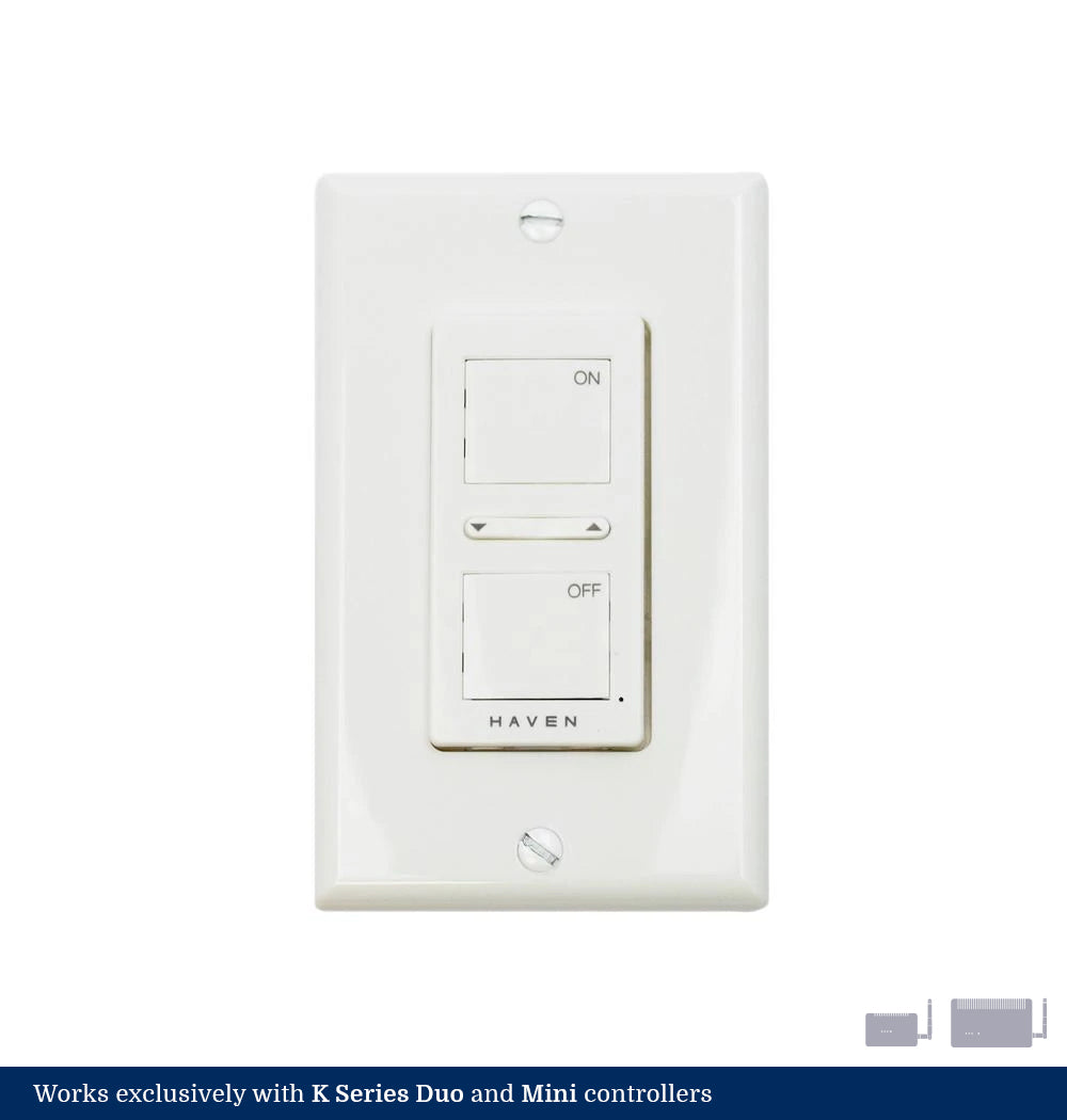 Classic White Wireless Wall Switch