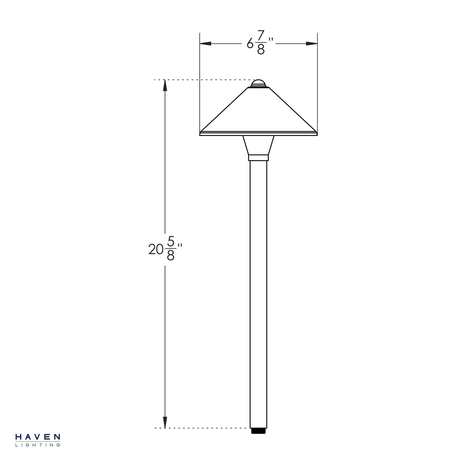 Full Color WiFi LED Path Light - Shade 1 Path Lights Haven Lighting