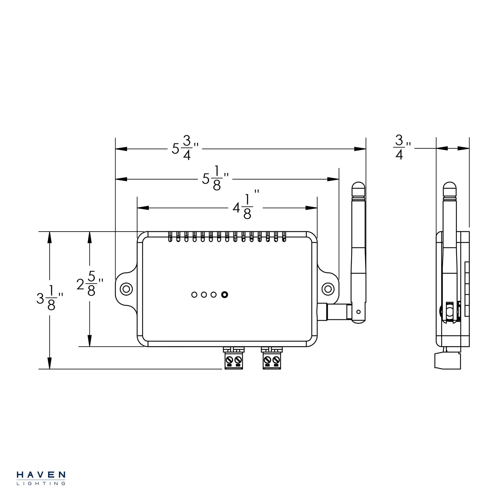 Classic White Mini WiFi LED Controller (96W) LED Controllers Haven Lighting