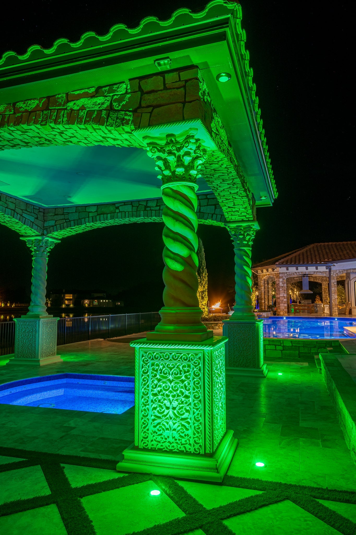 9 Series Pro Full Color 6W Core Drill / Well Lights