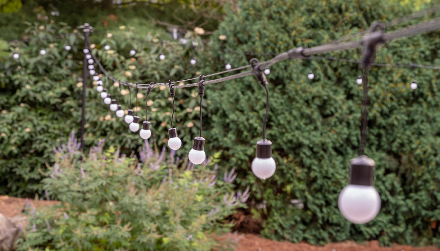 full color outdoor and garden string lights