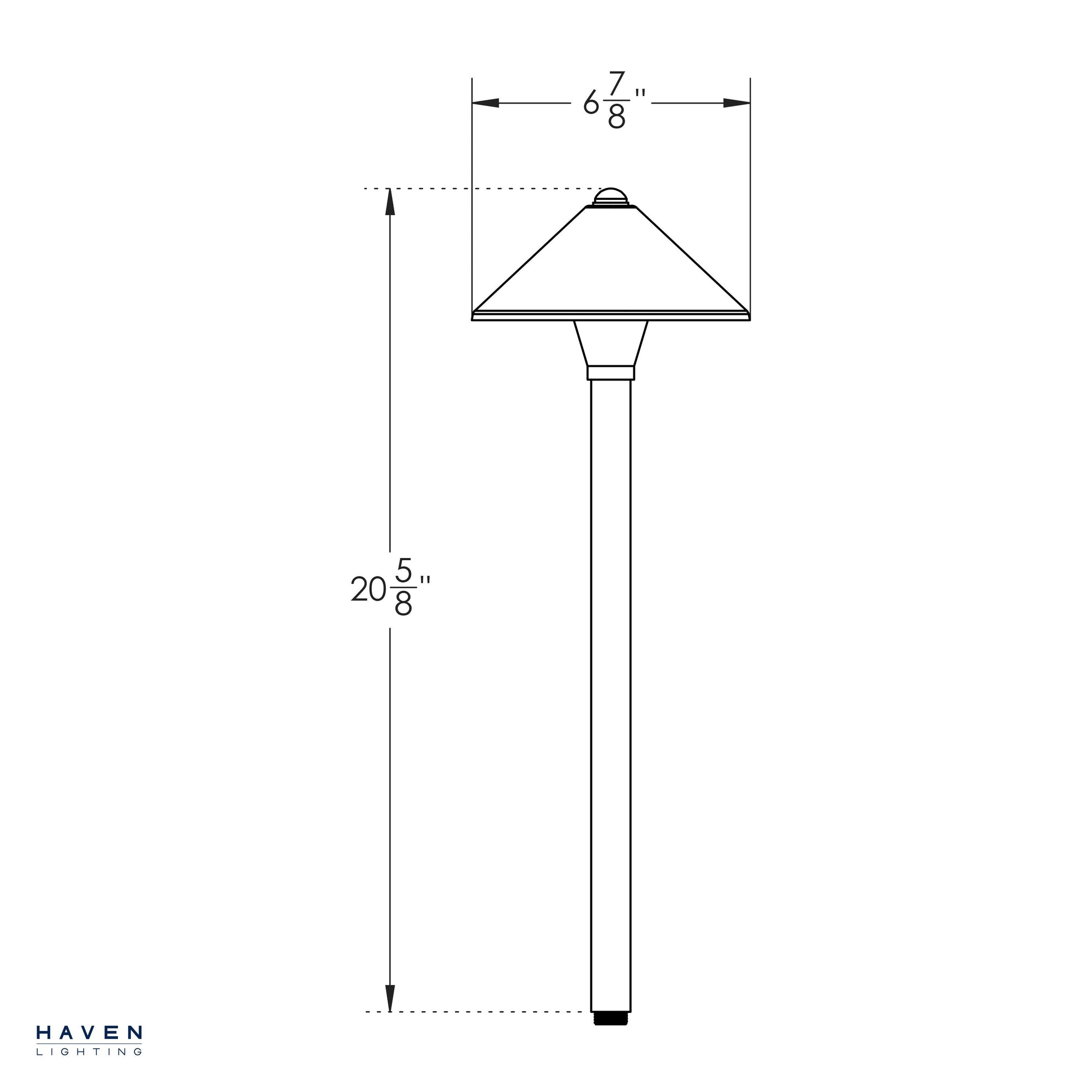 Full Color WiFi LED Path Light - Shade 1 Path Lights Haven Lighting 