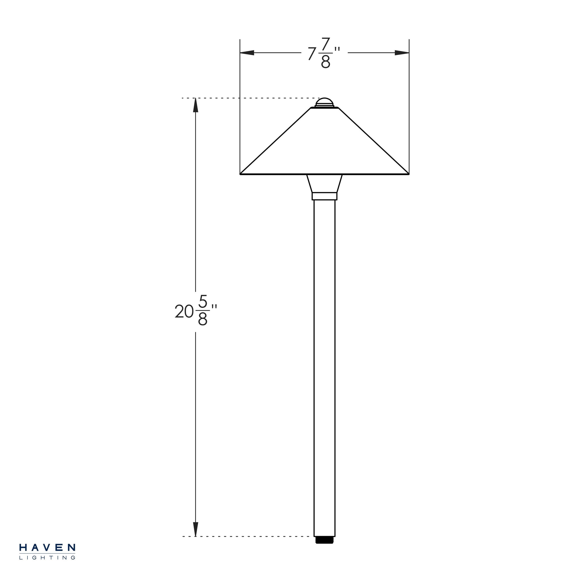 Full Color WiFi LED Path Light - Shade 2 Path Lights Haven Lighting 