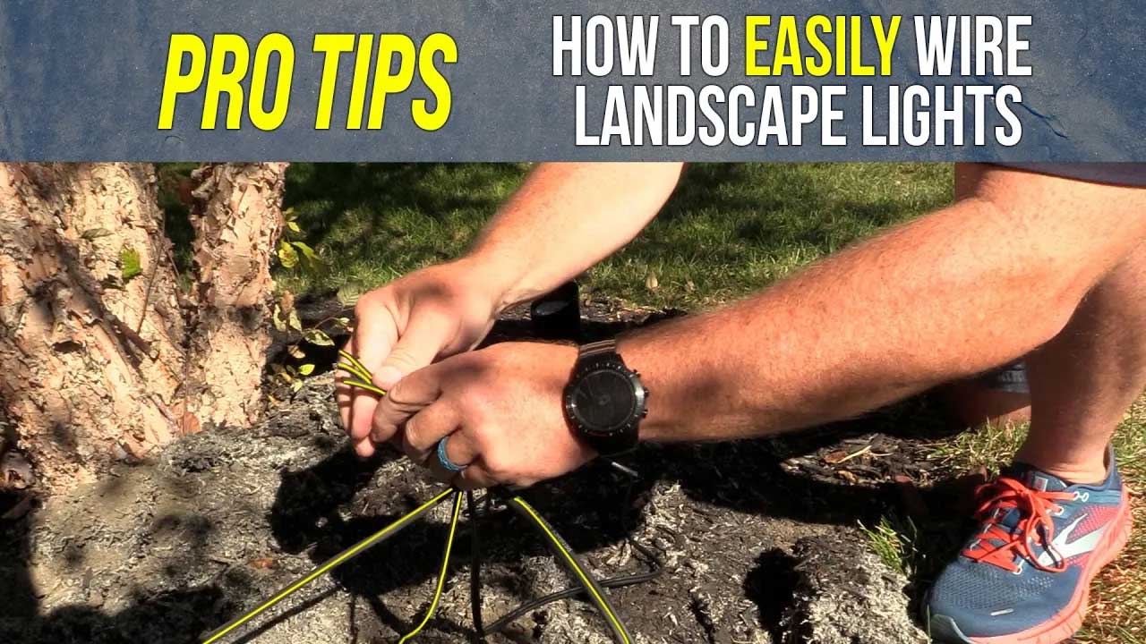 How to install landscape lights 