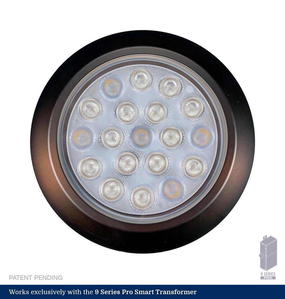 9 Series Pro Full Color 14W Bourbon Brass Core Drill / Well Lights