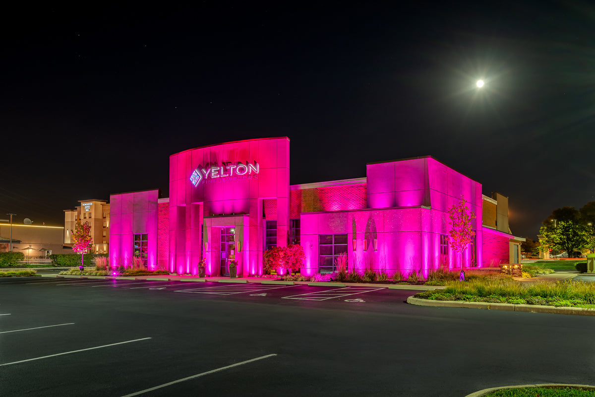 color commercial outdoor lighting