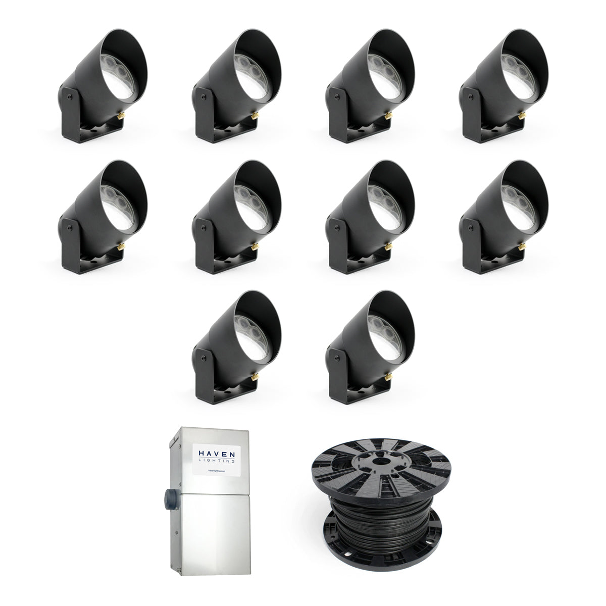 Smart Phone Controlled System with Adjustable White 10-Up Light Package