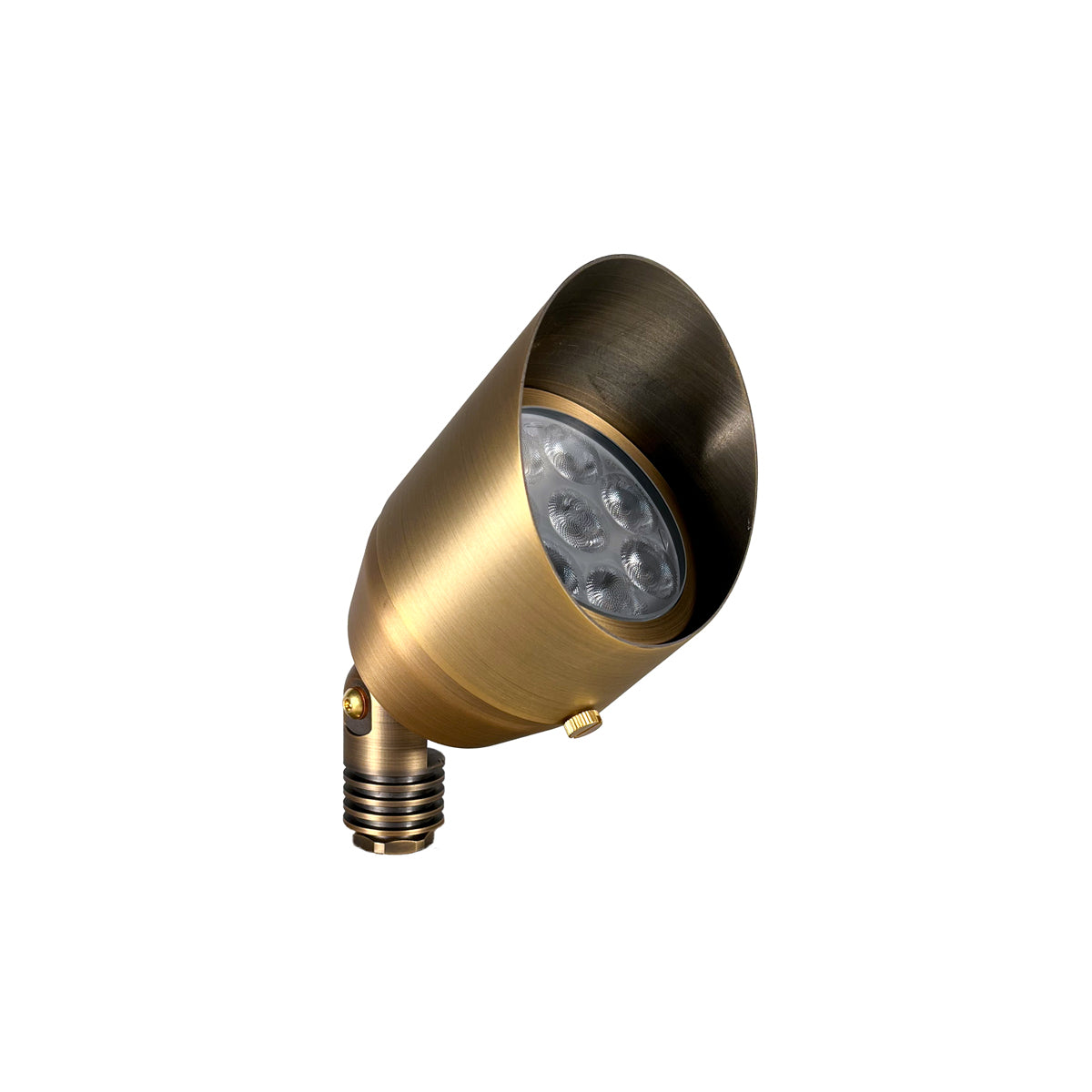 9 Series Full Color 3-Inch Brass LED Up Light - Haven Lighting
