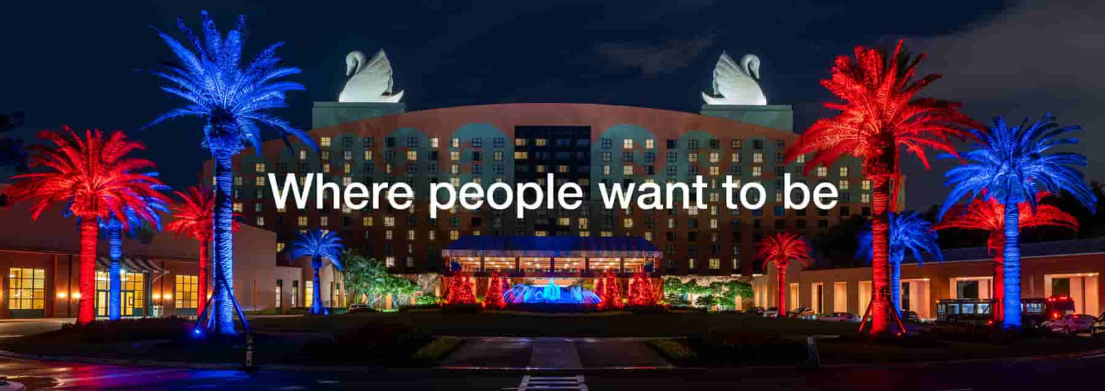 outdoor lighting for resorts