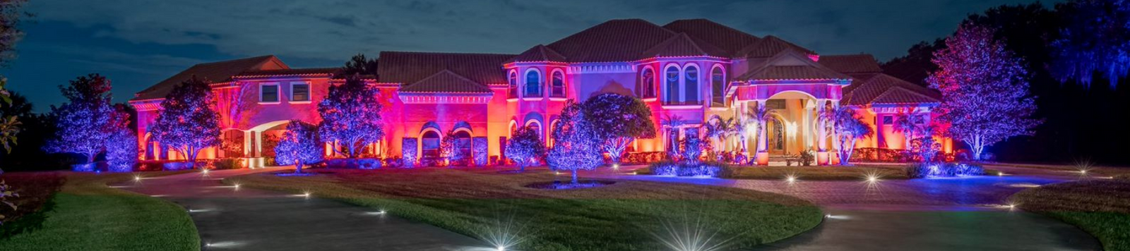 full color landscape lighting