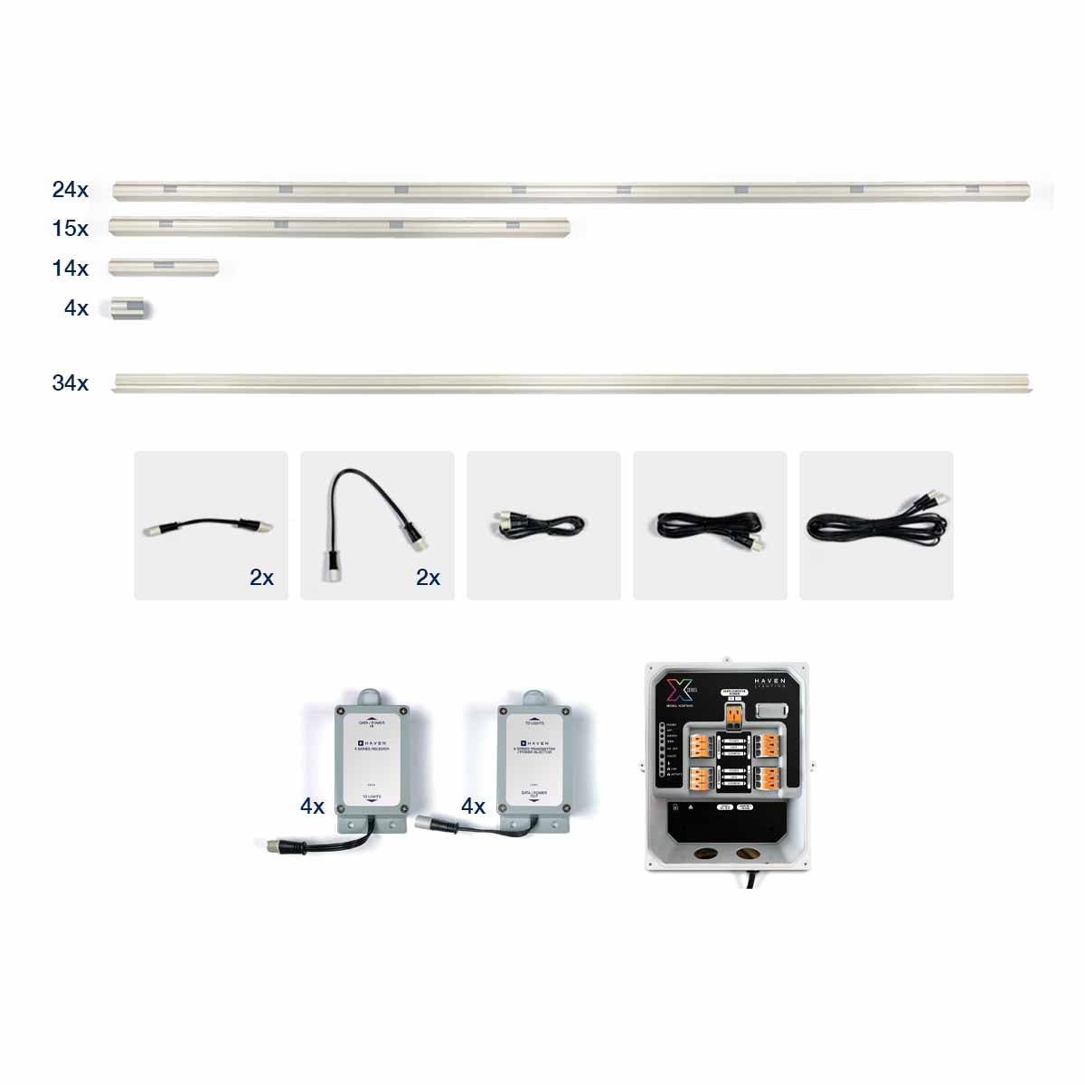 X Series Classic - 200 ft Kit - 266 Lights