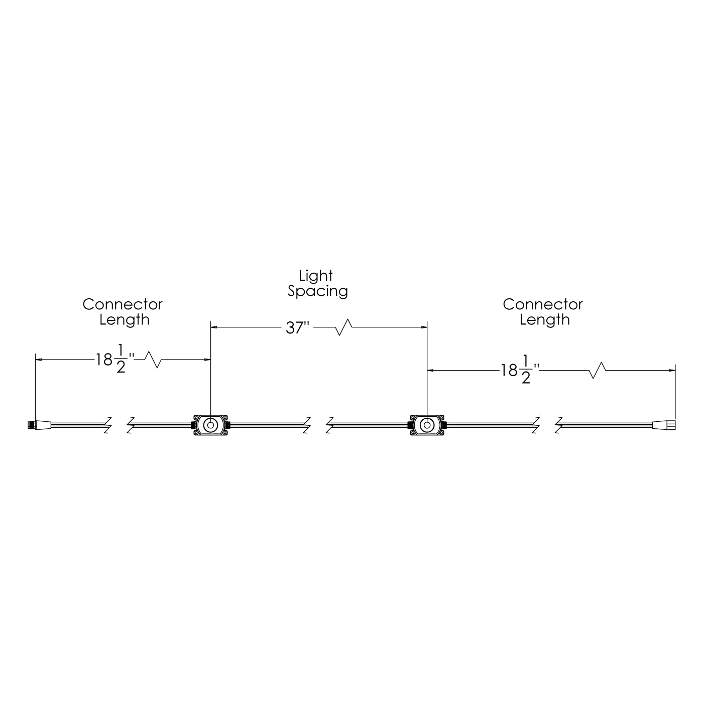 X Series Genesis Roofline Lighting – 60 Feet