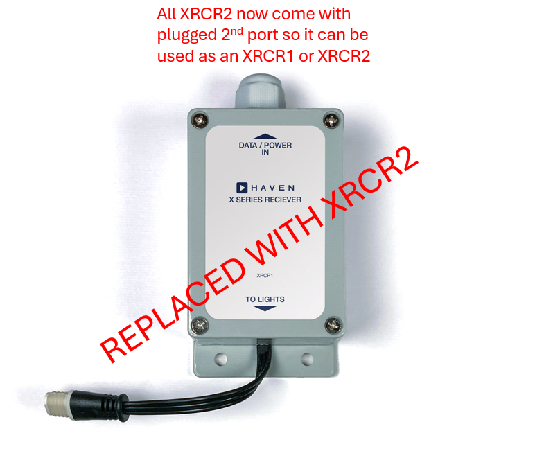 X Series Data Receiver with 1 Cable Entry - REPLACED WITH XRCR2