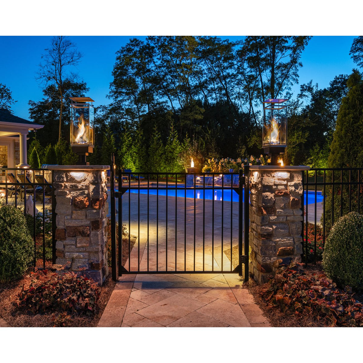 Classic White Landscape Accent Light LED Lights Haven Lighting 