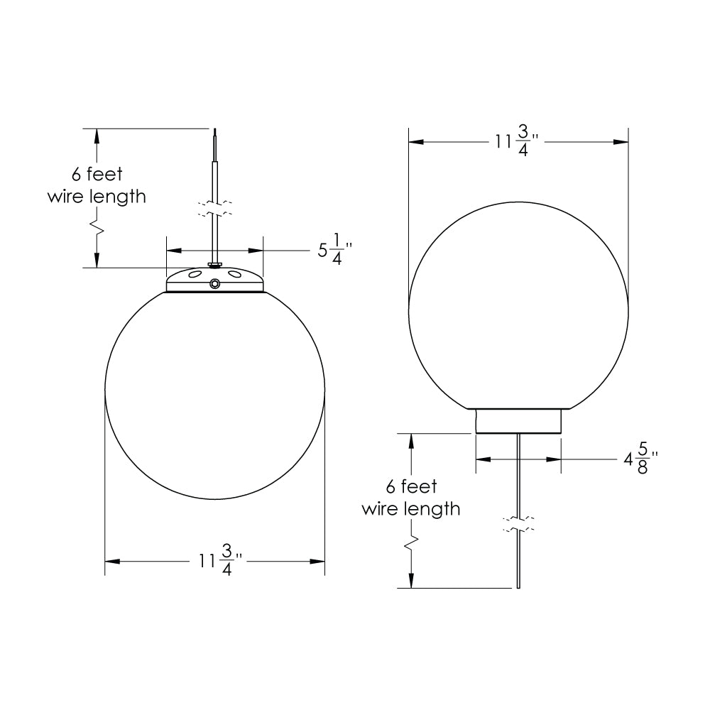 9 Series Full Color Medium 10W Globe Light