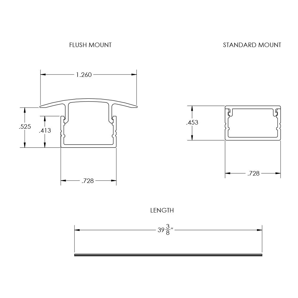 Aluminum LED Channel Accessories Haven Lighting 