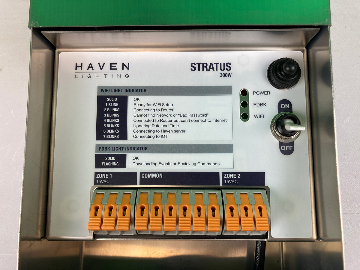 smart landscape lighting transformer internal view