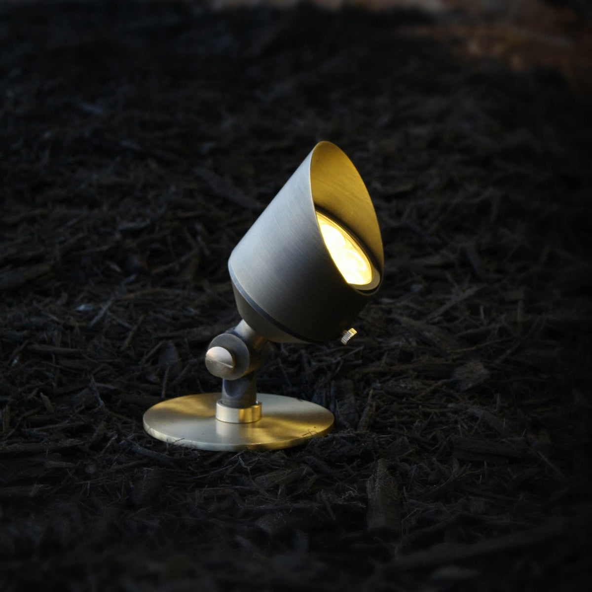 Adjustable White 6W Brass LED Up Light Up Lights Haven Lighting 