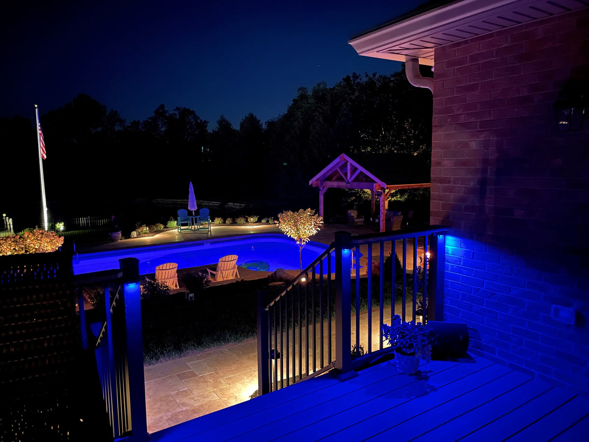 Full Color LED Deck Post Light