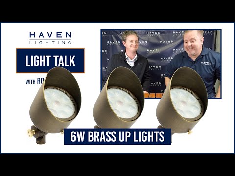 9 Series Full Color 3-Inch Brass LED Up Light - Haven Lighting