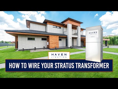 how to wire your stratus landscape lighting transformer video