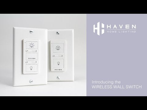 Classic White Wireless Wall Switch