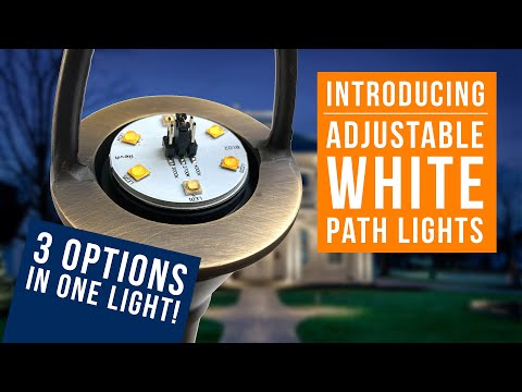 Adjustable White LED Path Light - Shade 2