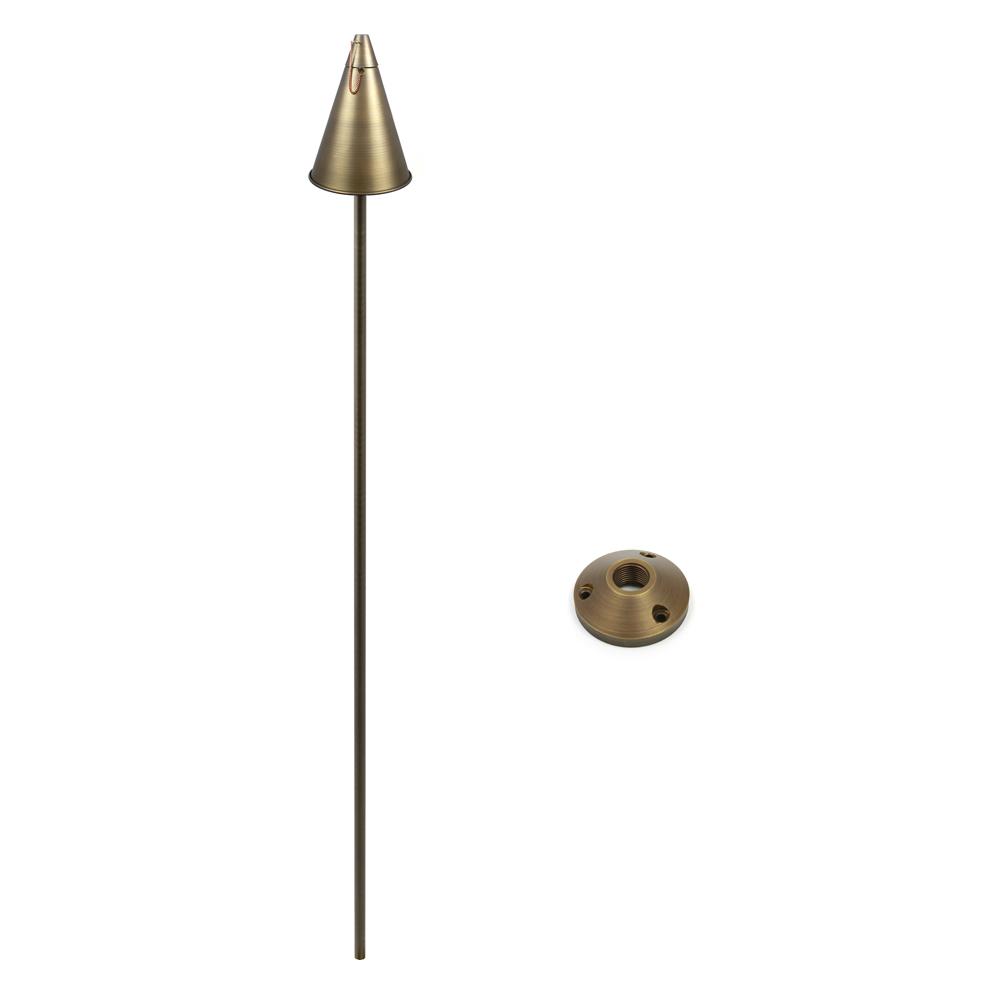 Adjustable White LED Tiki Torch Light - Haven Lighting