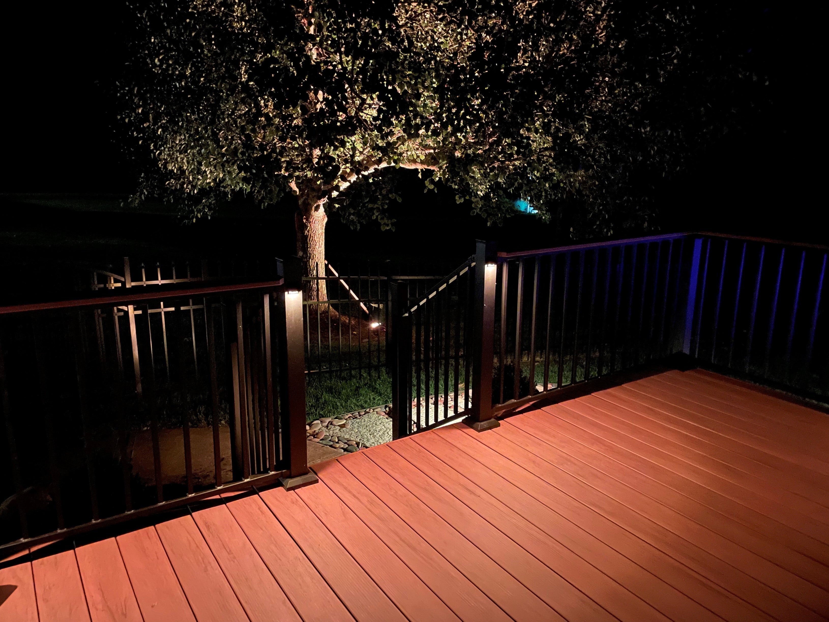 Full Color LED Deck Post Light